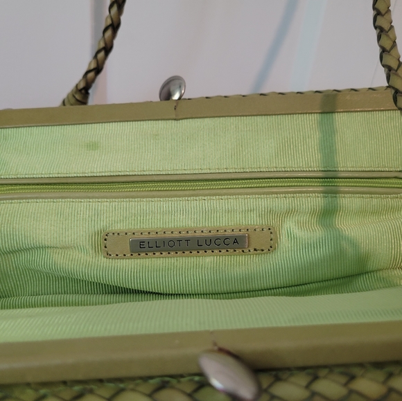 Elliott lucca woven leather handbag - Picture 5 of 7